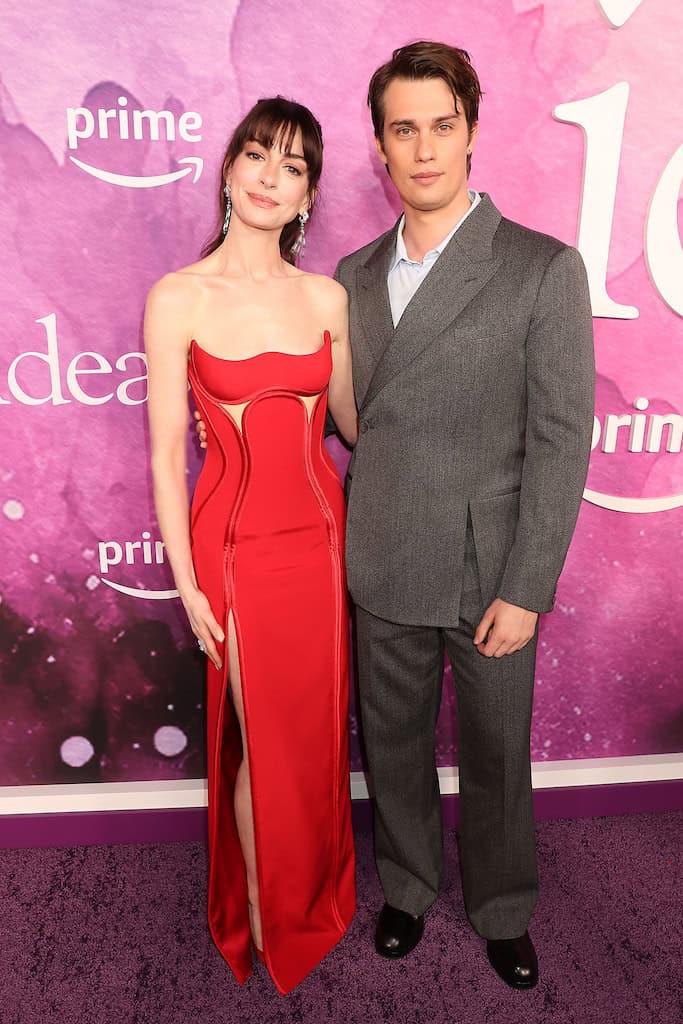 The Idea of You - Anne Hathaway and Nicholas Galitzine walk the red carpet in New York