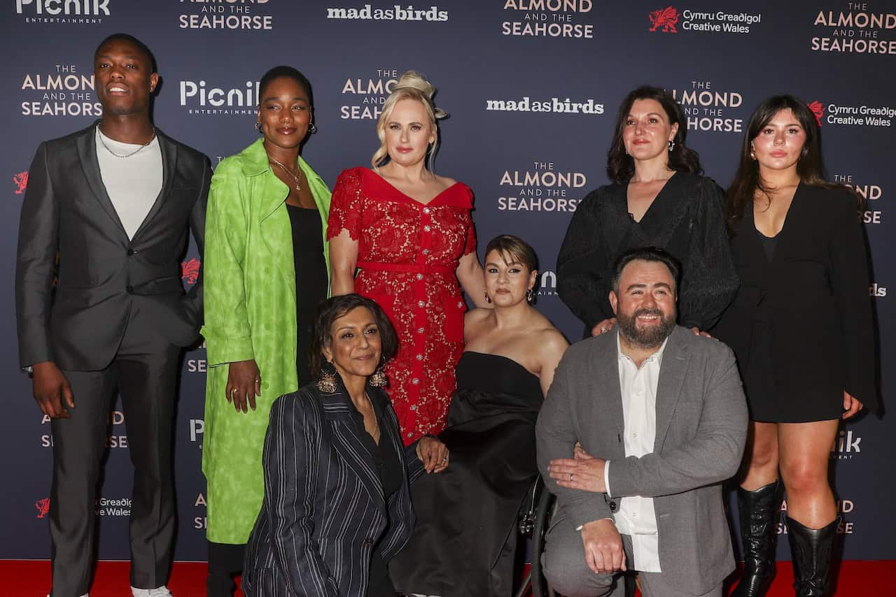 Rebel Wilson, Meera Syal and Celyn Jones take to the red carpet for the UK Premiere of The Almond and the Seahorse