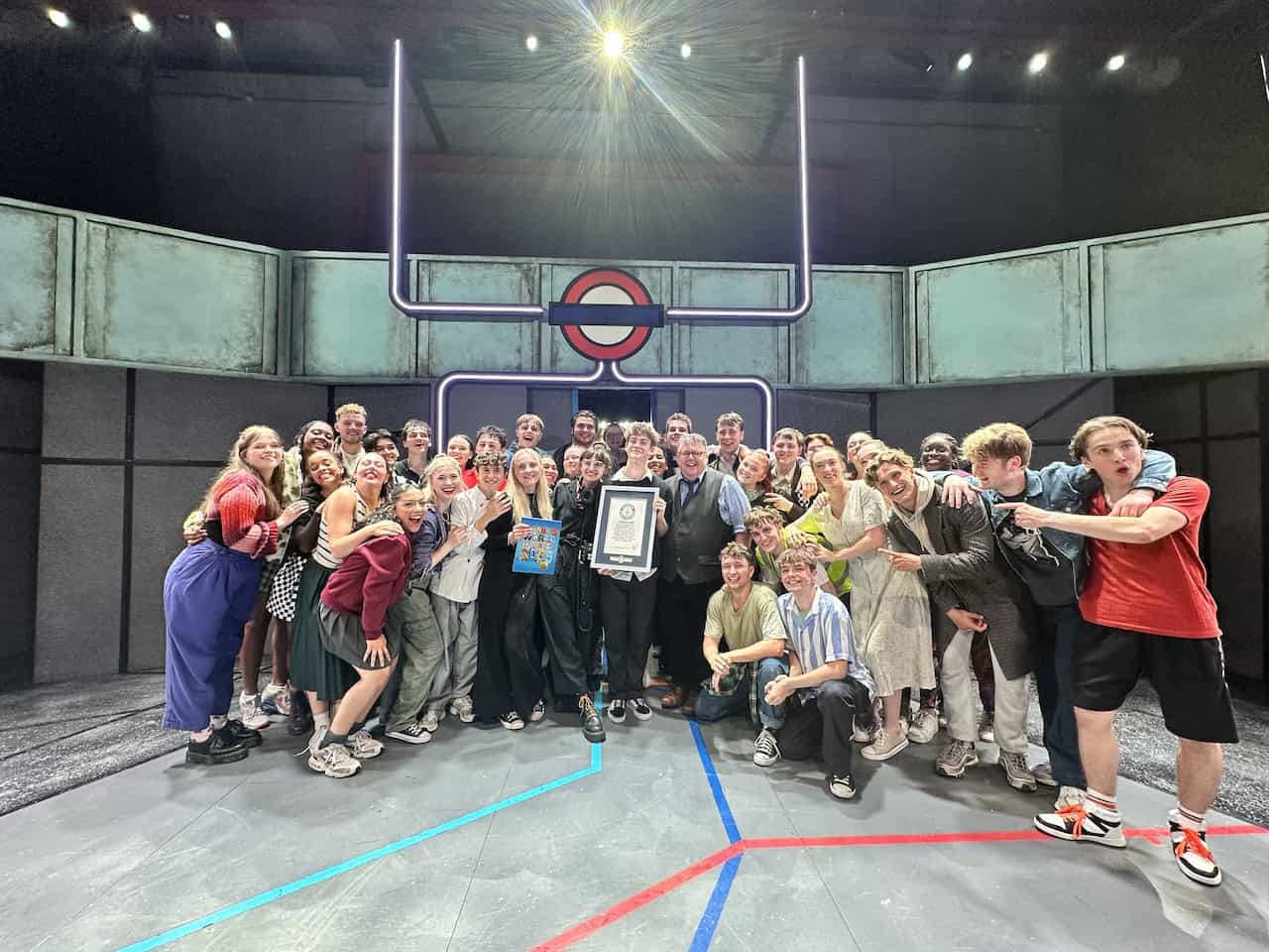 The National Youth Music Theatre (NYMT) celebrates a prestigious Guinness World Record