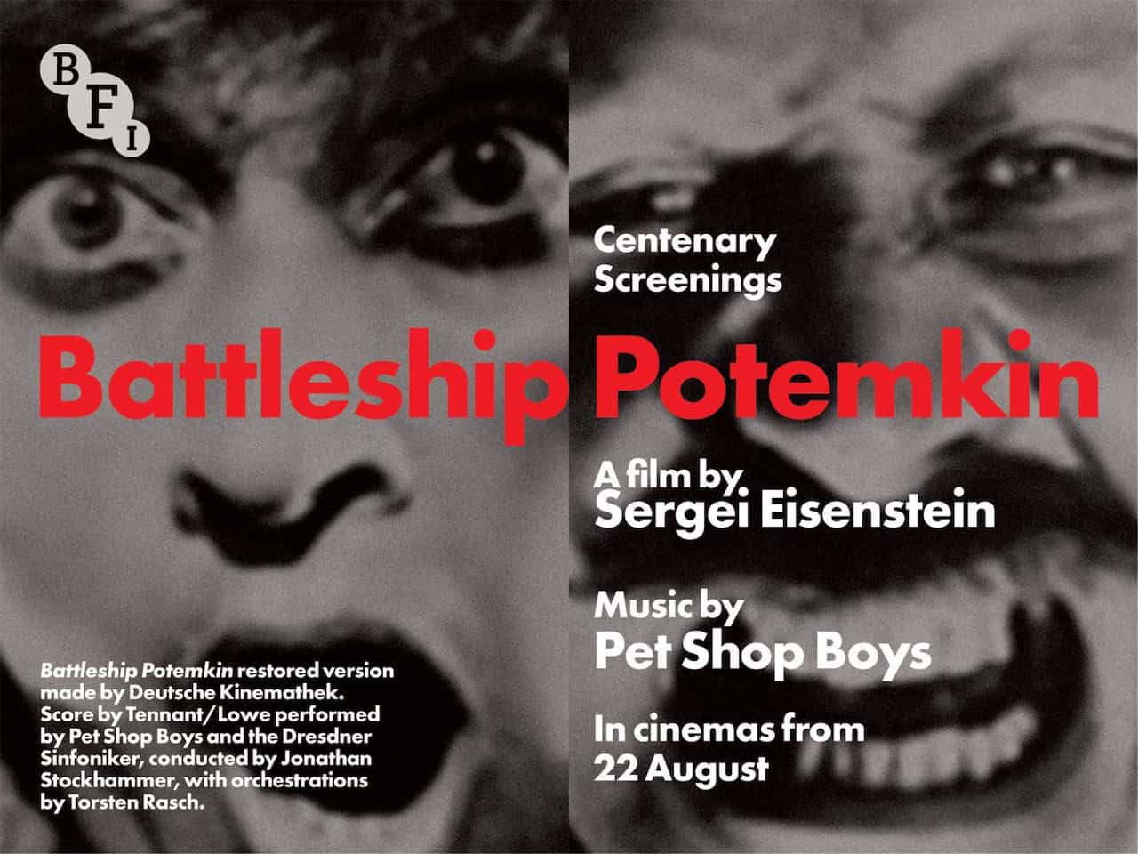 BFI marks the centenary of Sergei Eisenstein’s legendary silent Battleship Potemkin