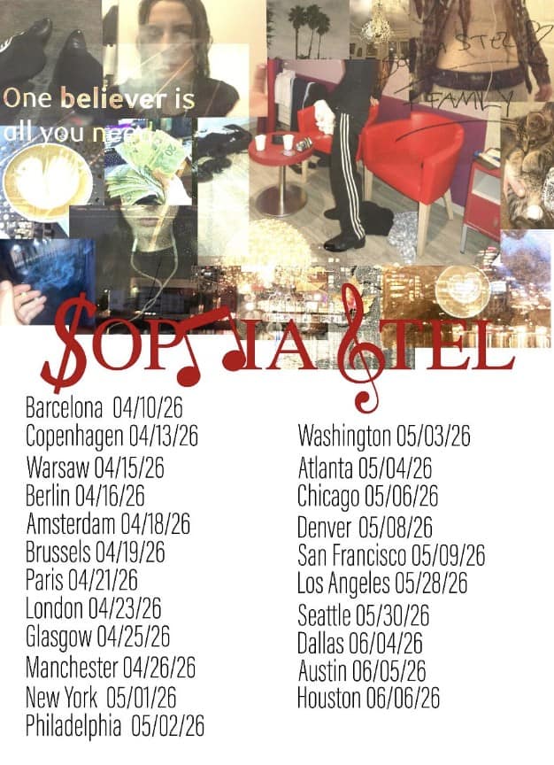 Sophia Stel A24 Music European and North American Tour