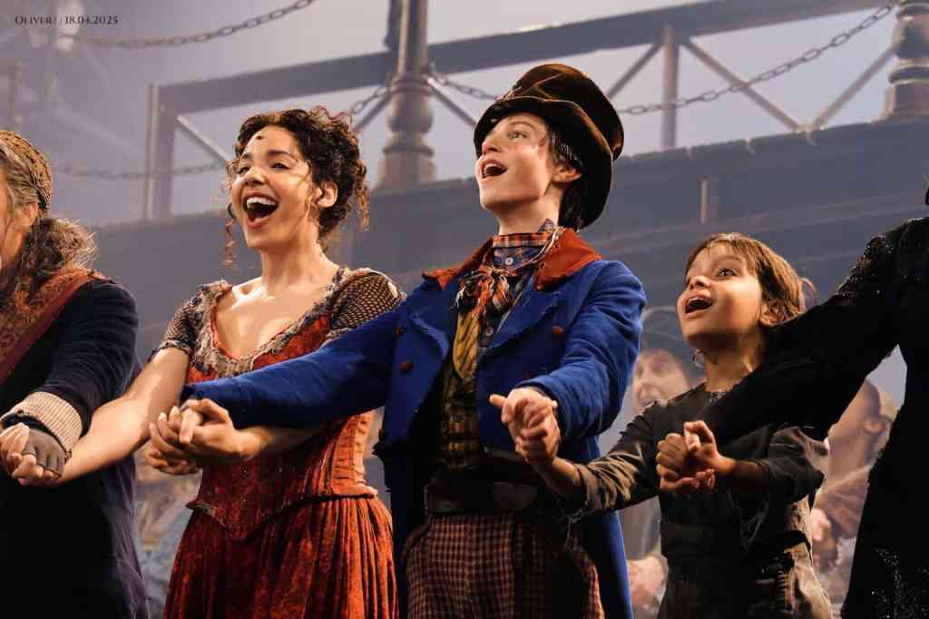 Shanay Holmes and Billy Jenkins in Oliver!